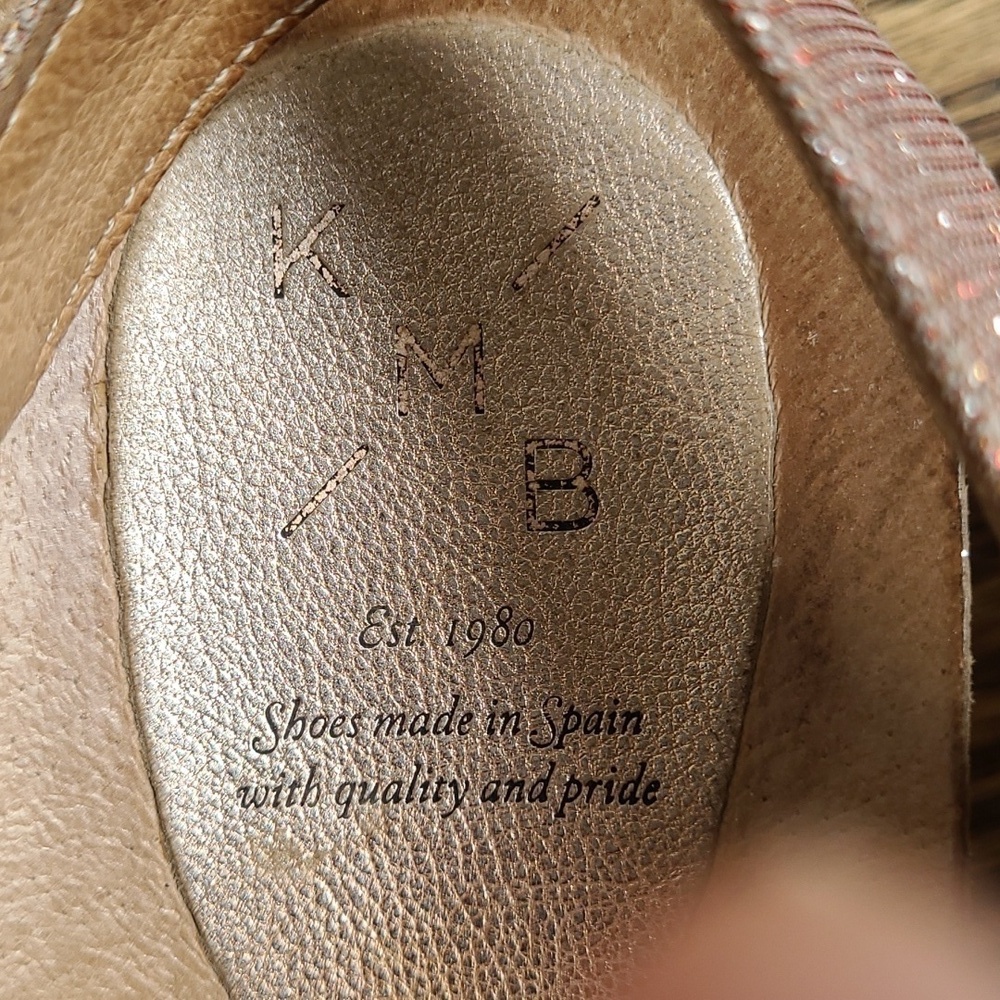 Anthropologie KMB Platform Sandals Size 38 - Picture 3 of 10